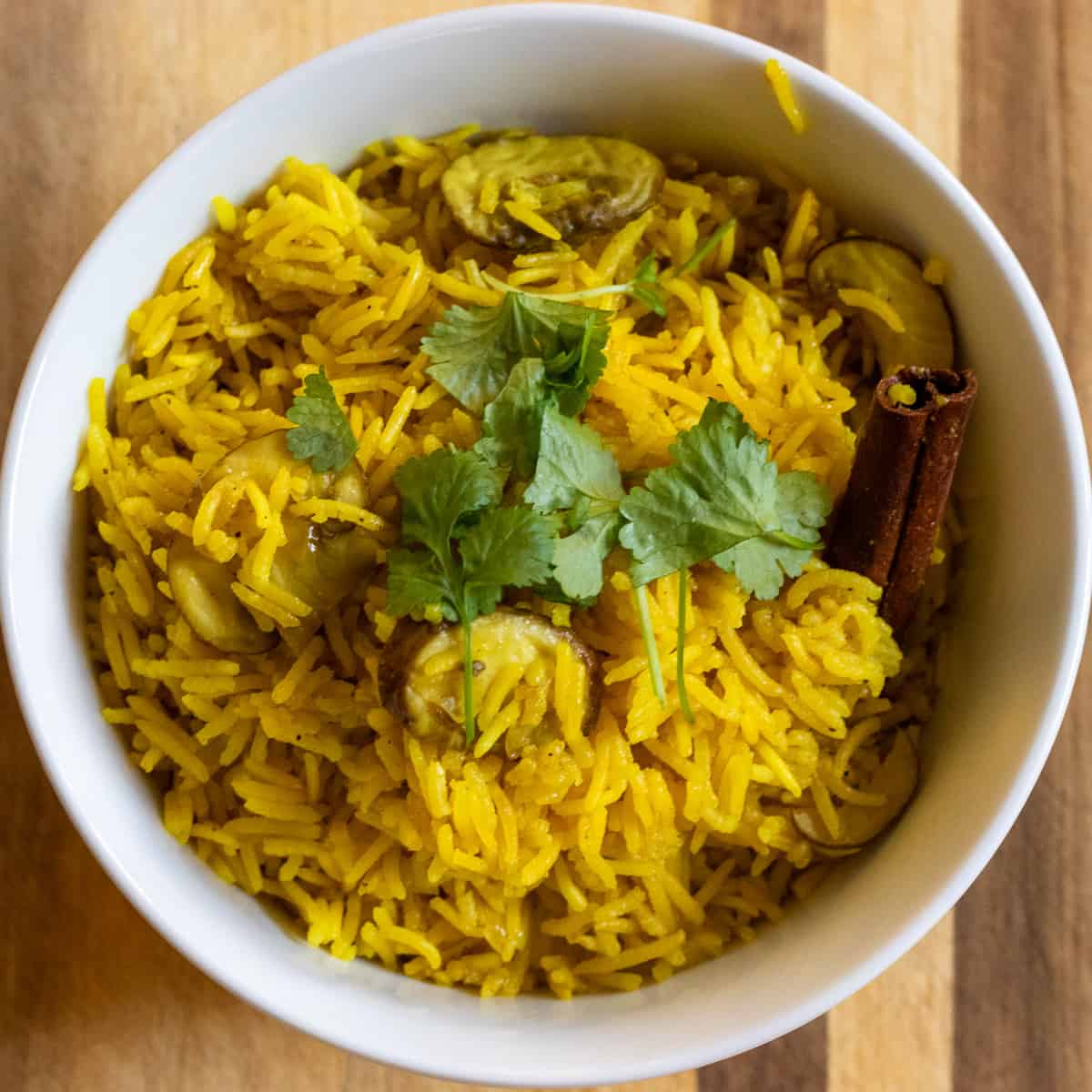 rice pilaf with mushrooms
